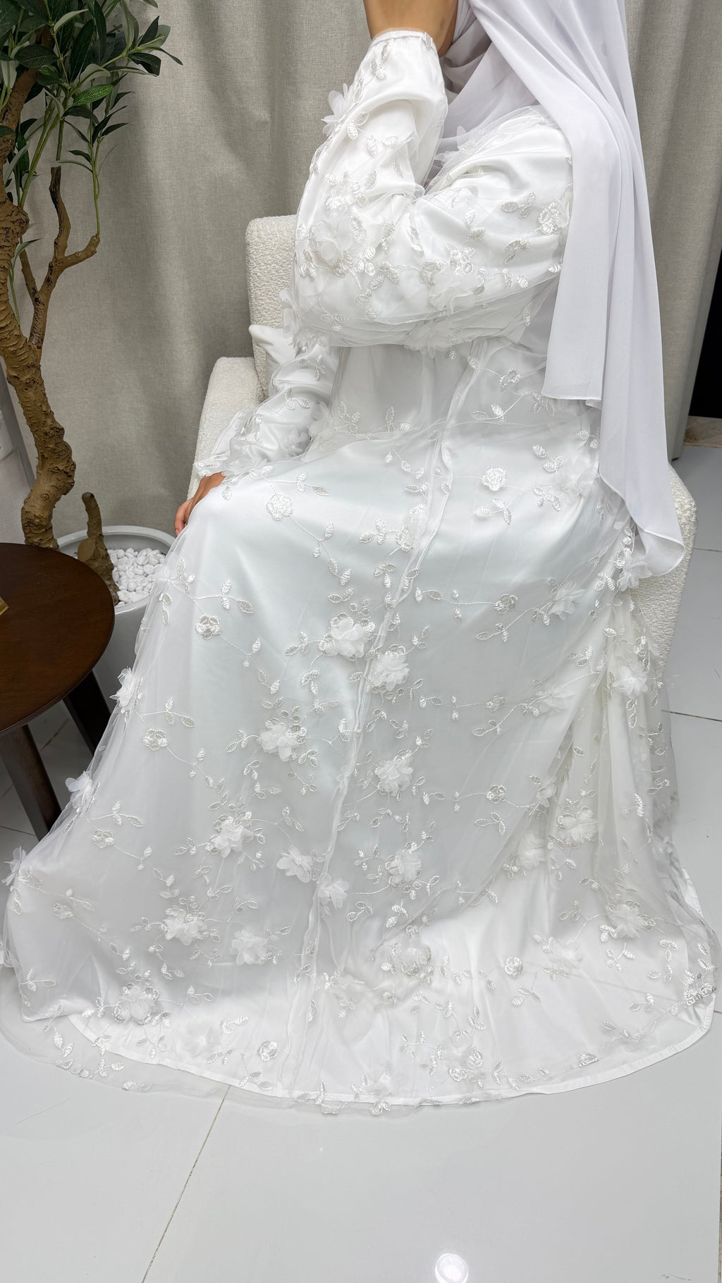 Abaya Flower + Sheila Al Maha Couture