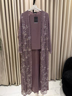 Ariella Luxury 3-Piece Set – Lace, Strass & Pearl Abaya
