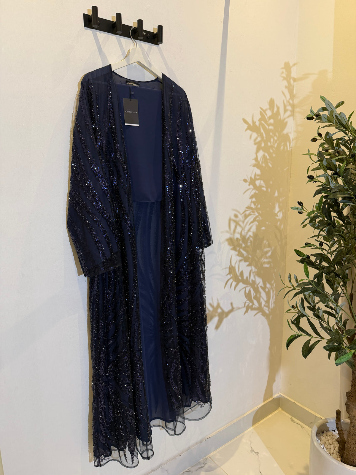 Elyana | Pearl & Strass 3-Piece Abaya Set