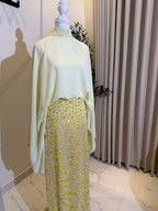 Alia Sequin Skirt Set – Yellow