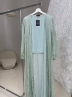 Raneem Luxury 3-Piece Set - Lace & Strass Abaya