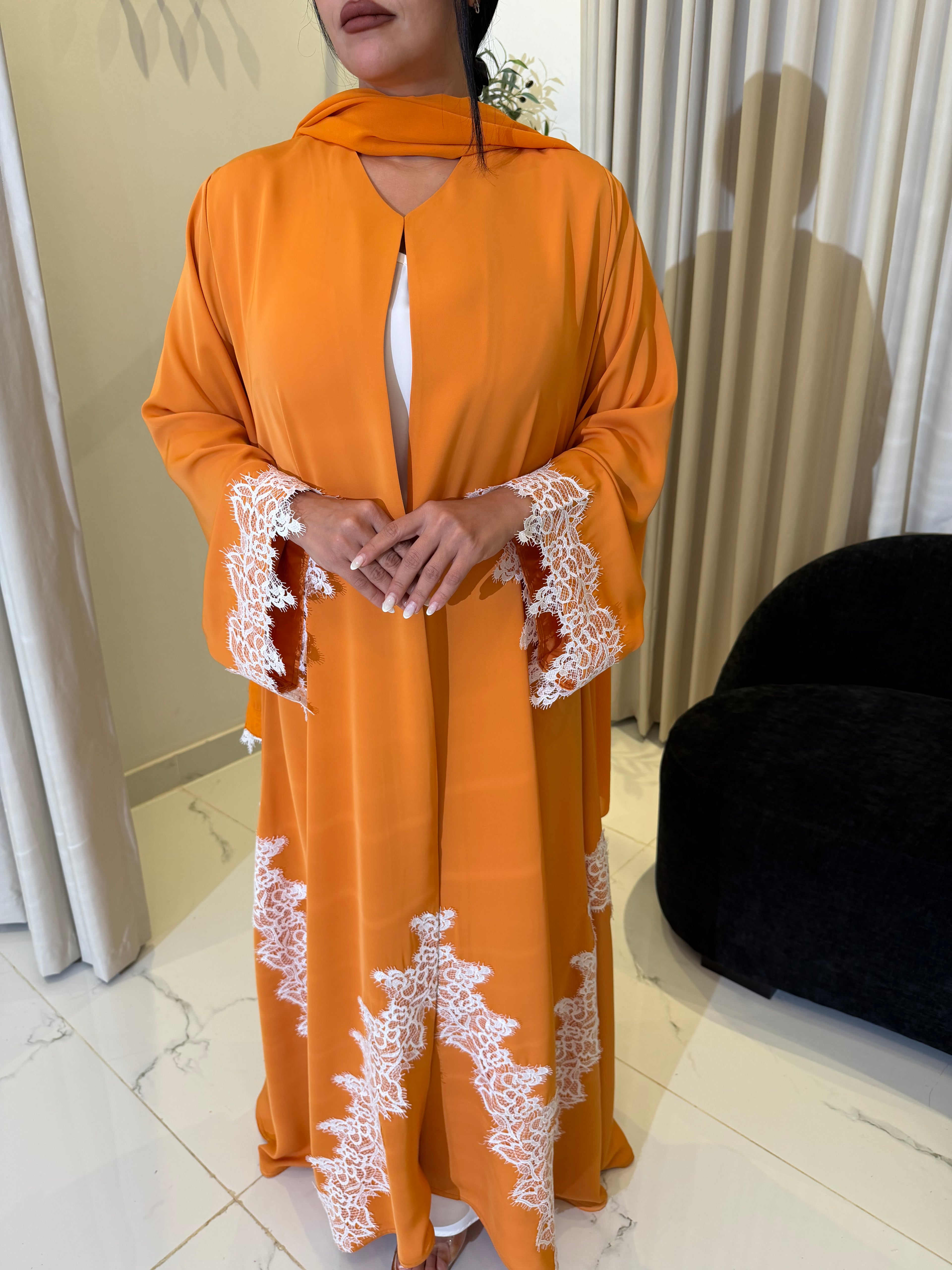 Salma abaya with Sheila