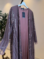 Maram Luxury 3-Piece Set - Pearl & Strass Abaya
