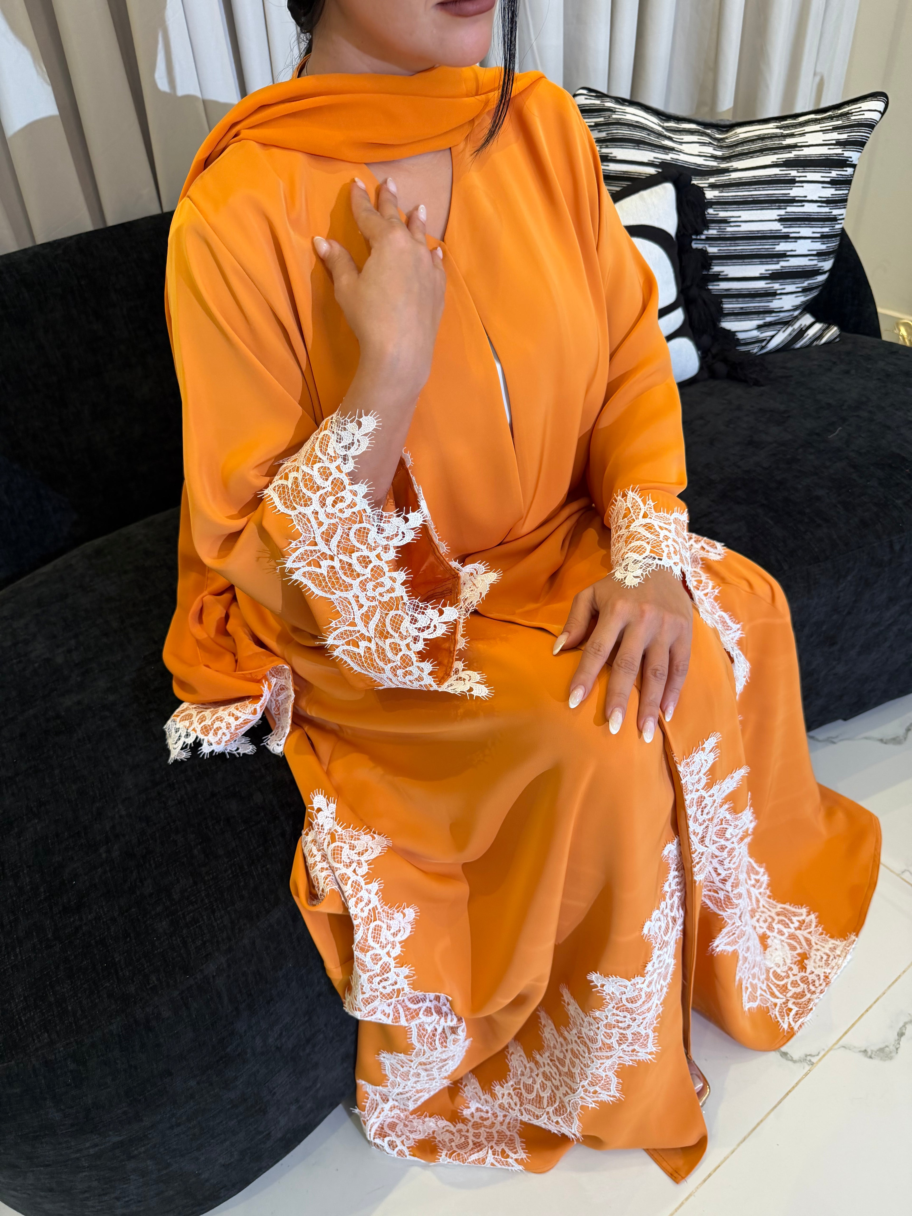 Salma abaya with Sheila