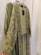 Mara Luxury 3-Piece Set - Pearl & Strass Abaya