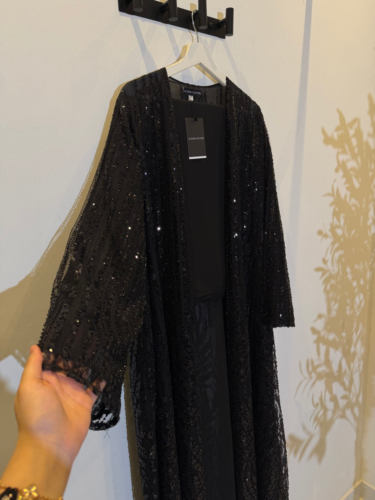Elara | Pearl & Strass 3-Piece Abaya Set
