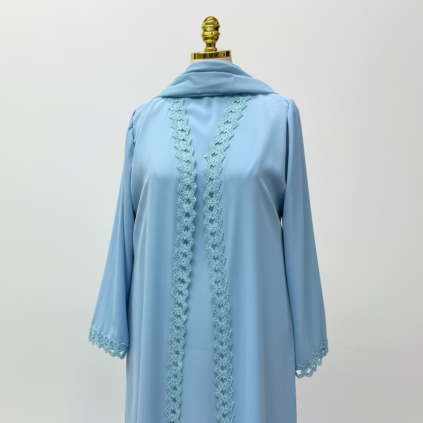 Abaya Danah - Baby Blue 2pcs
