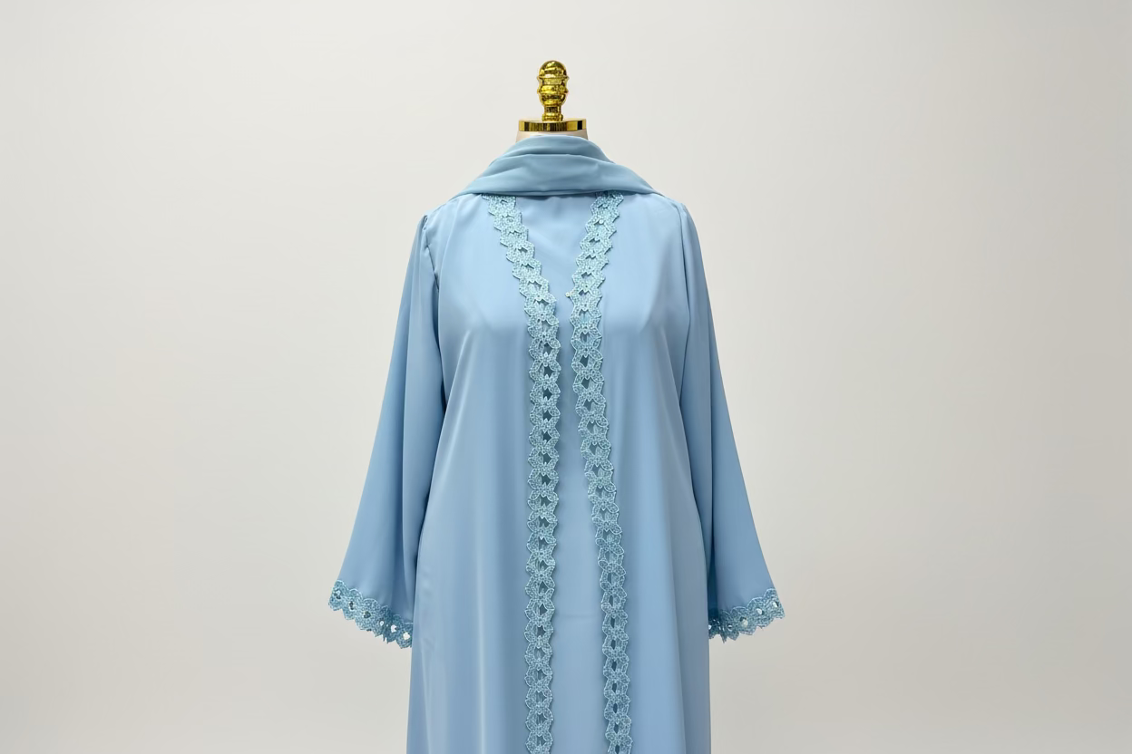 Abaya Danah - Baby Blue 2pcs