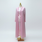 Danah Abaya - Pink 2pcs Al Maha Couture