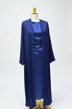 Danah Blue Abaya 2pcs Al Maha Couture