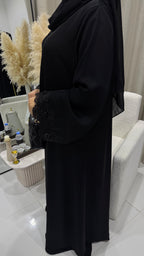 Abaya black flower