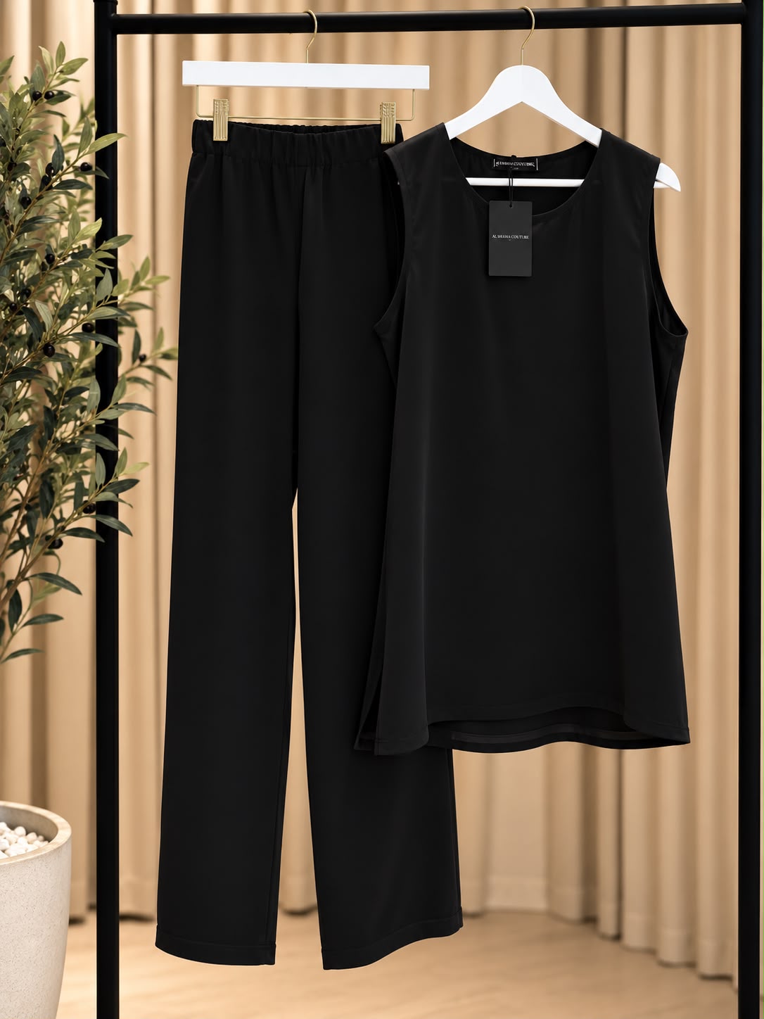 Elegant 2-Piece Set - Black