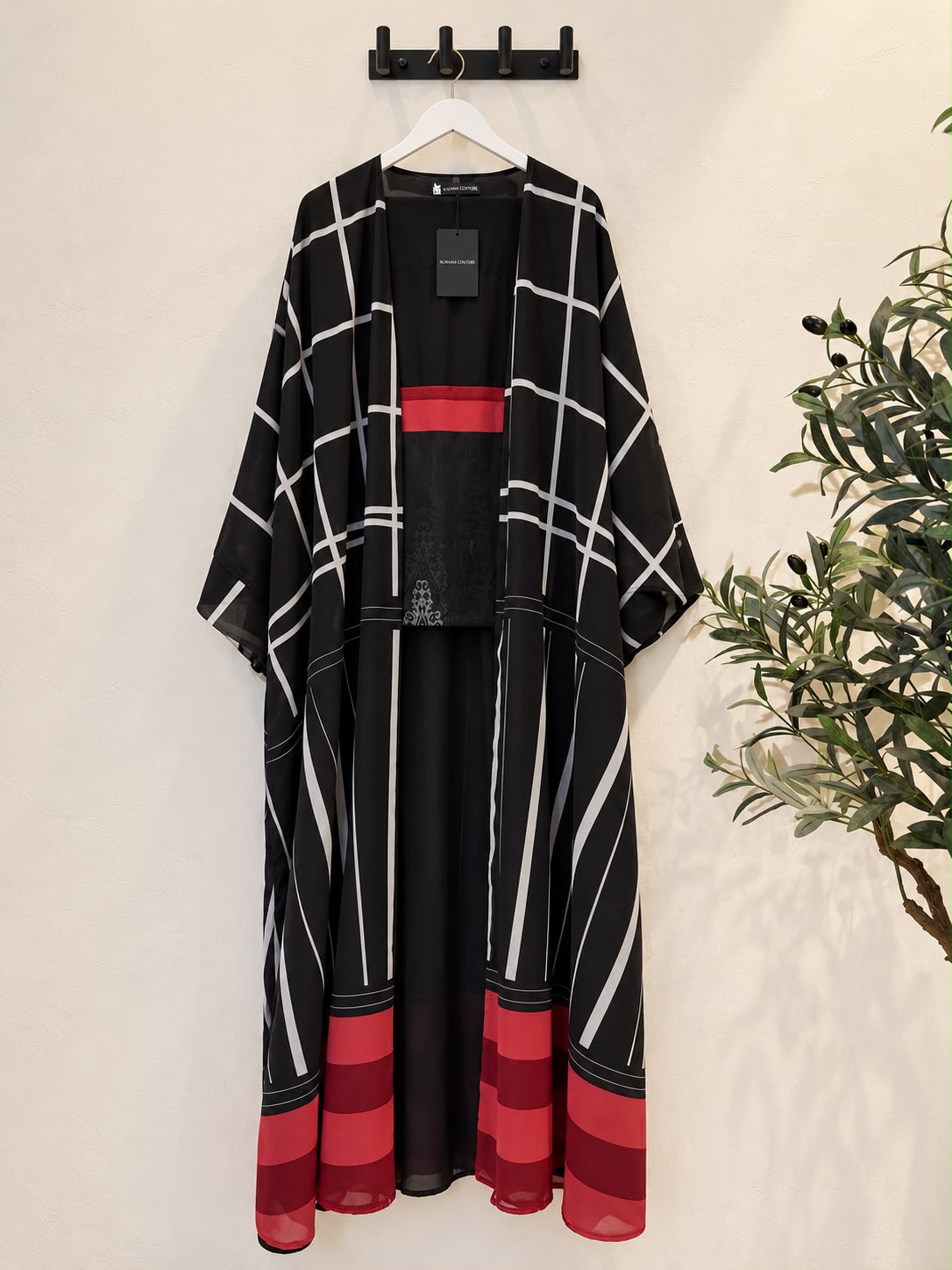 Printed Abaya with Sheila - Aura