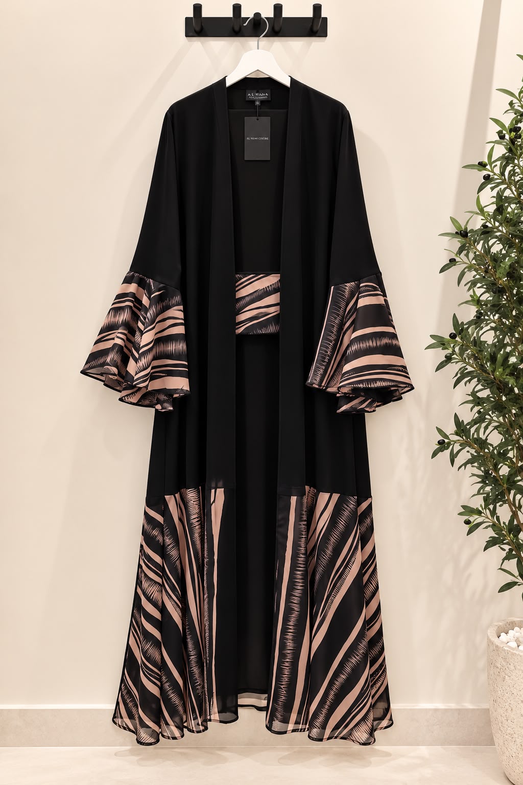 Printed Abaya with Sheila - Bella