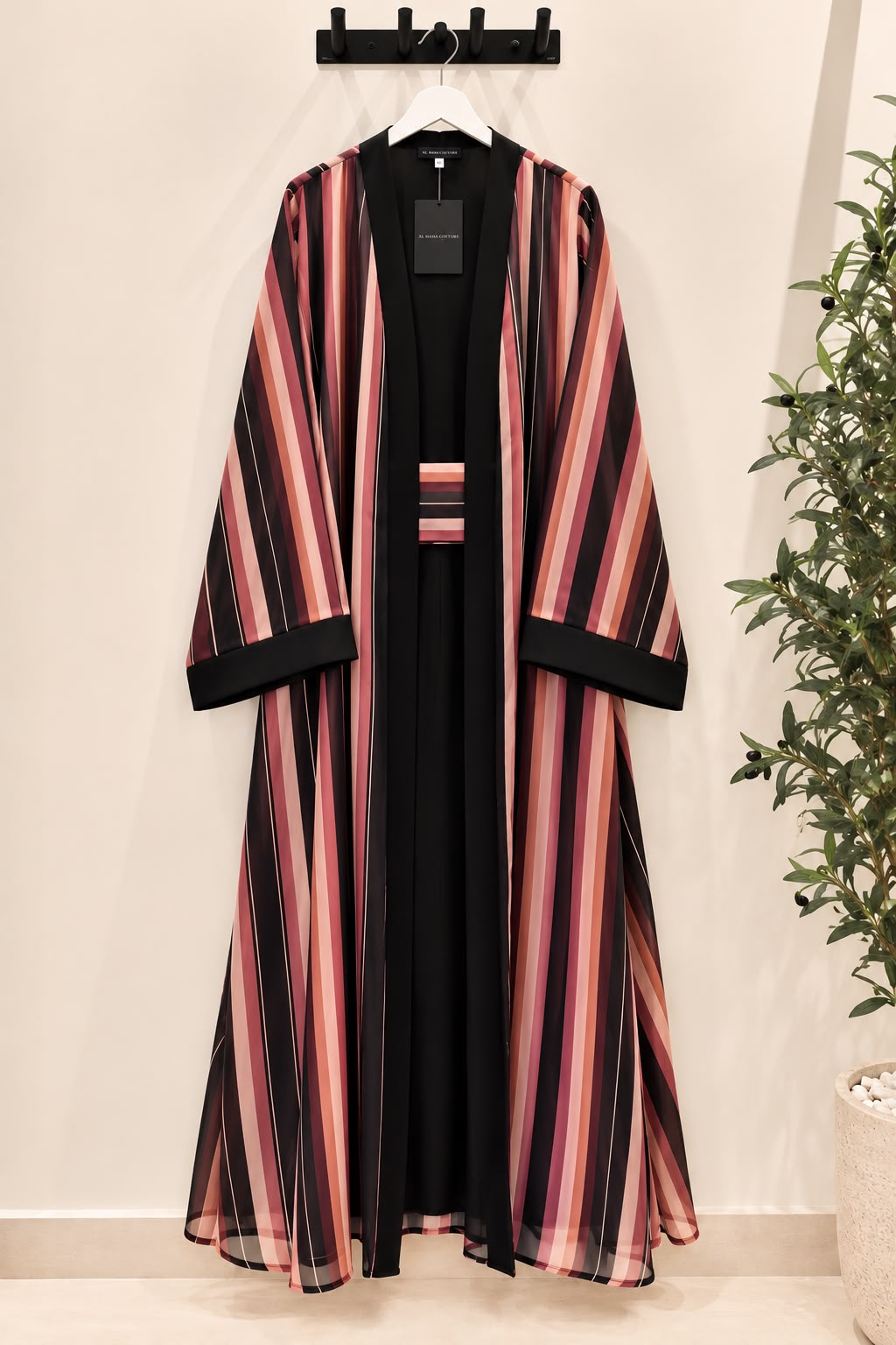 Printed Abaya with Sheila - Mila