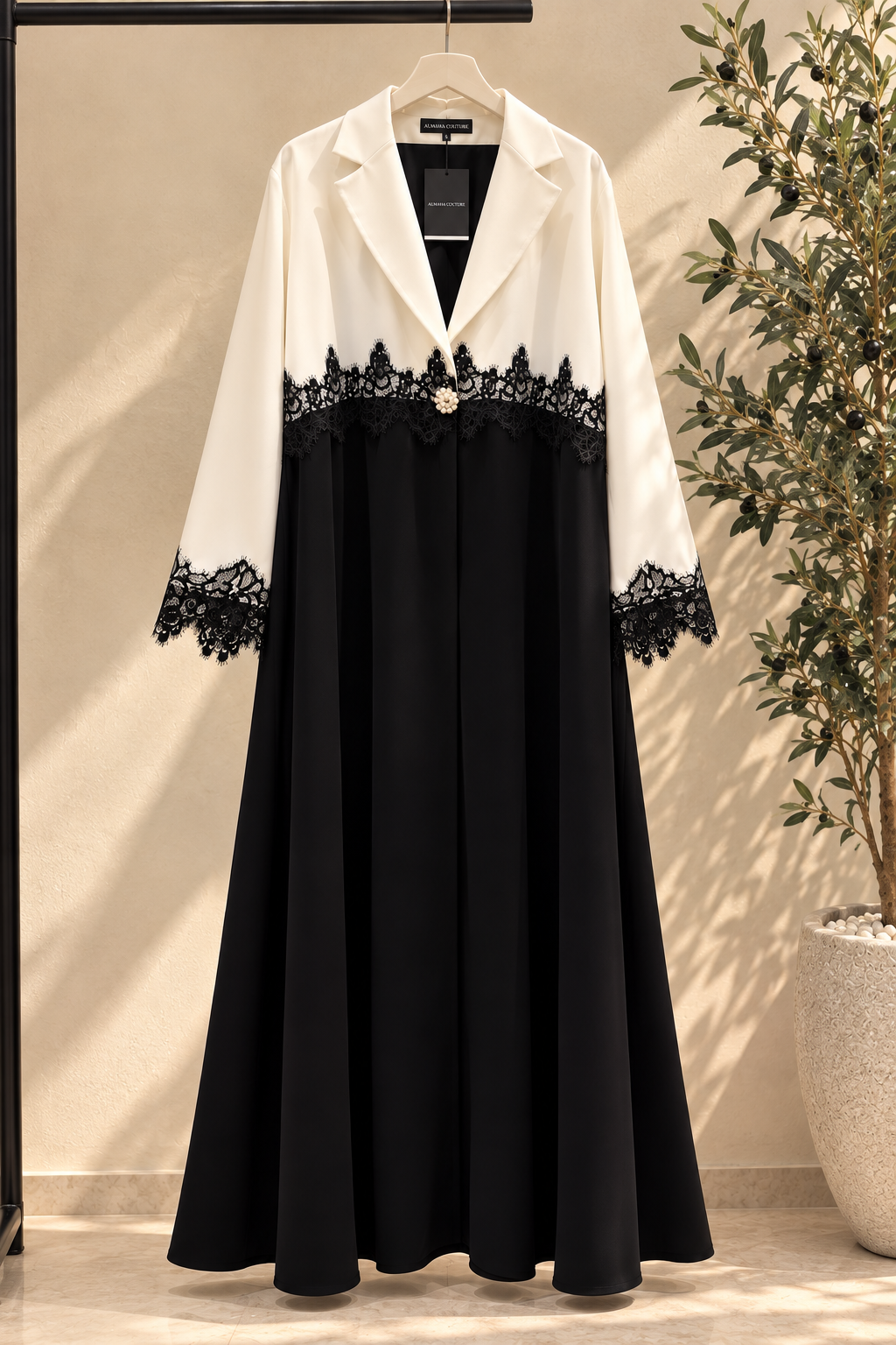 Abaya Black lace