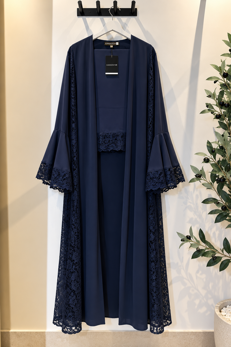 Abaya Loana - Navy Blue