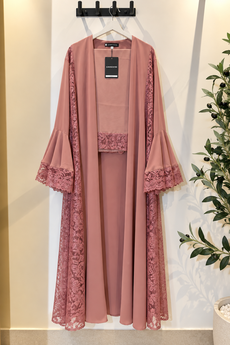 Abaya Loana - Blush Pink