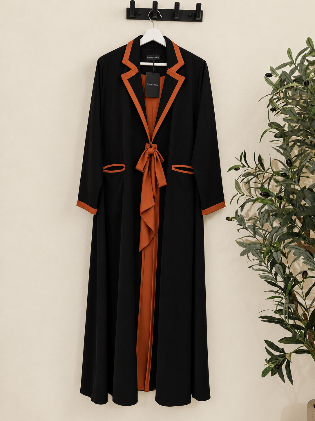 Blazer Abaya - Orange