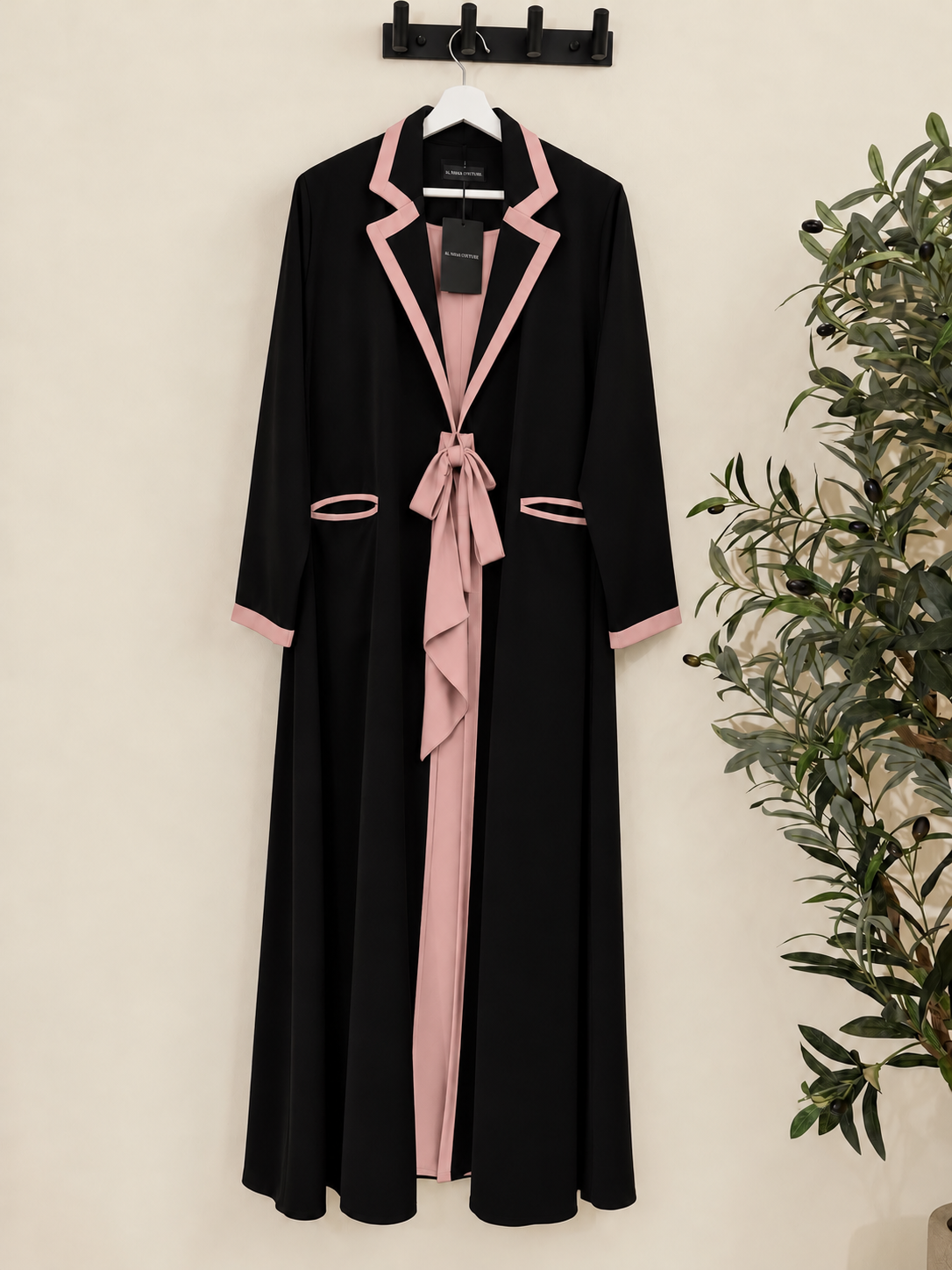 Blazer Abaya - Pink