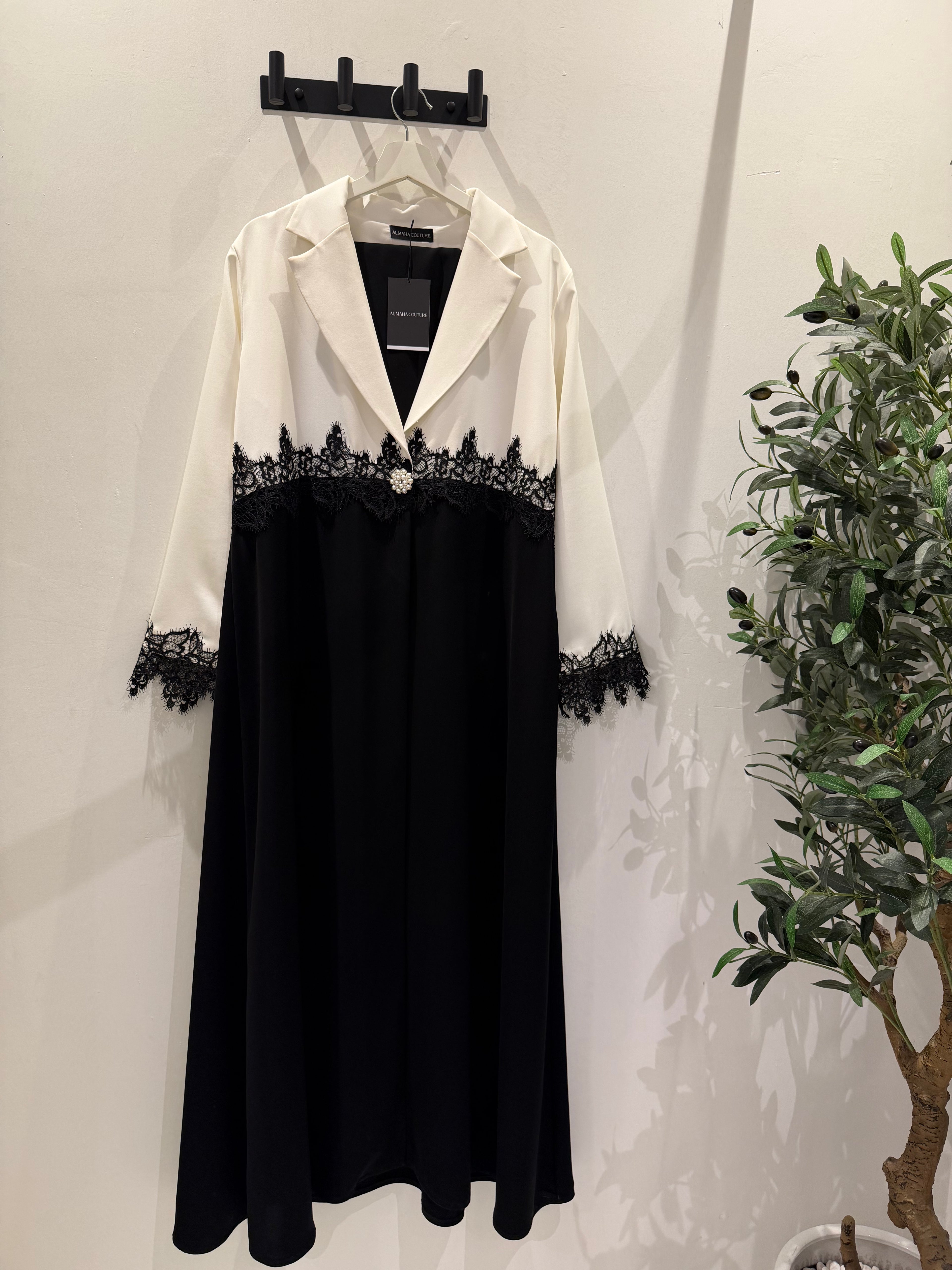 Abaya White lace