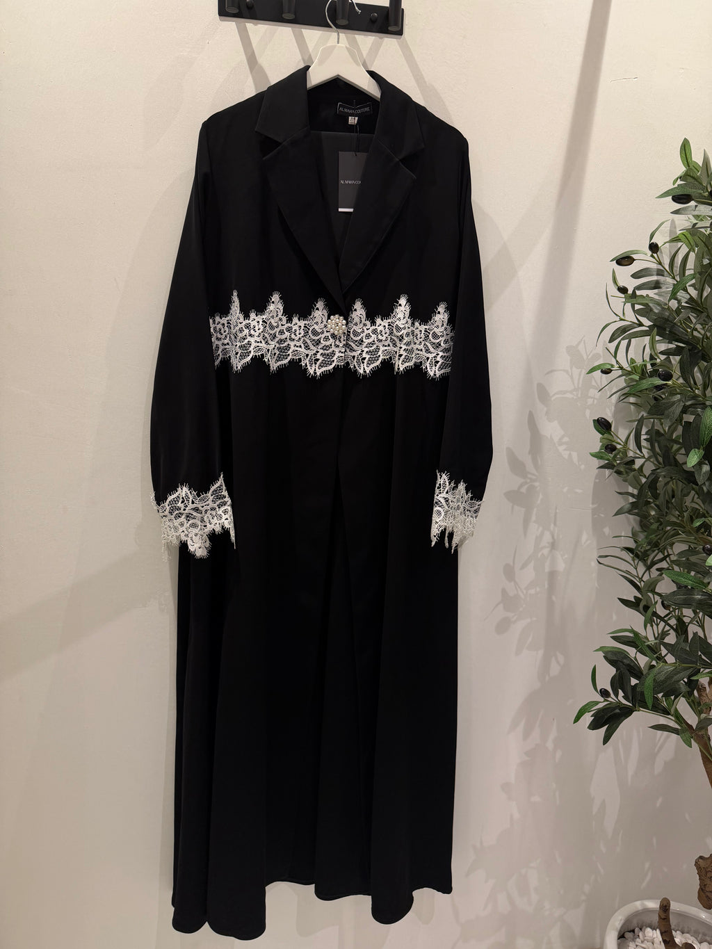 Abaya White lace