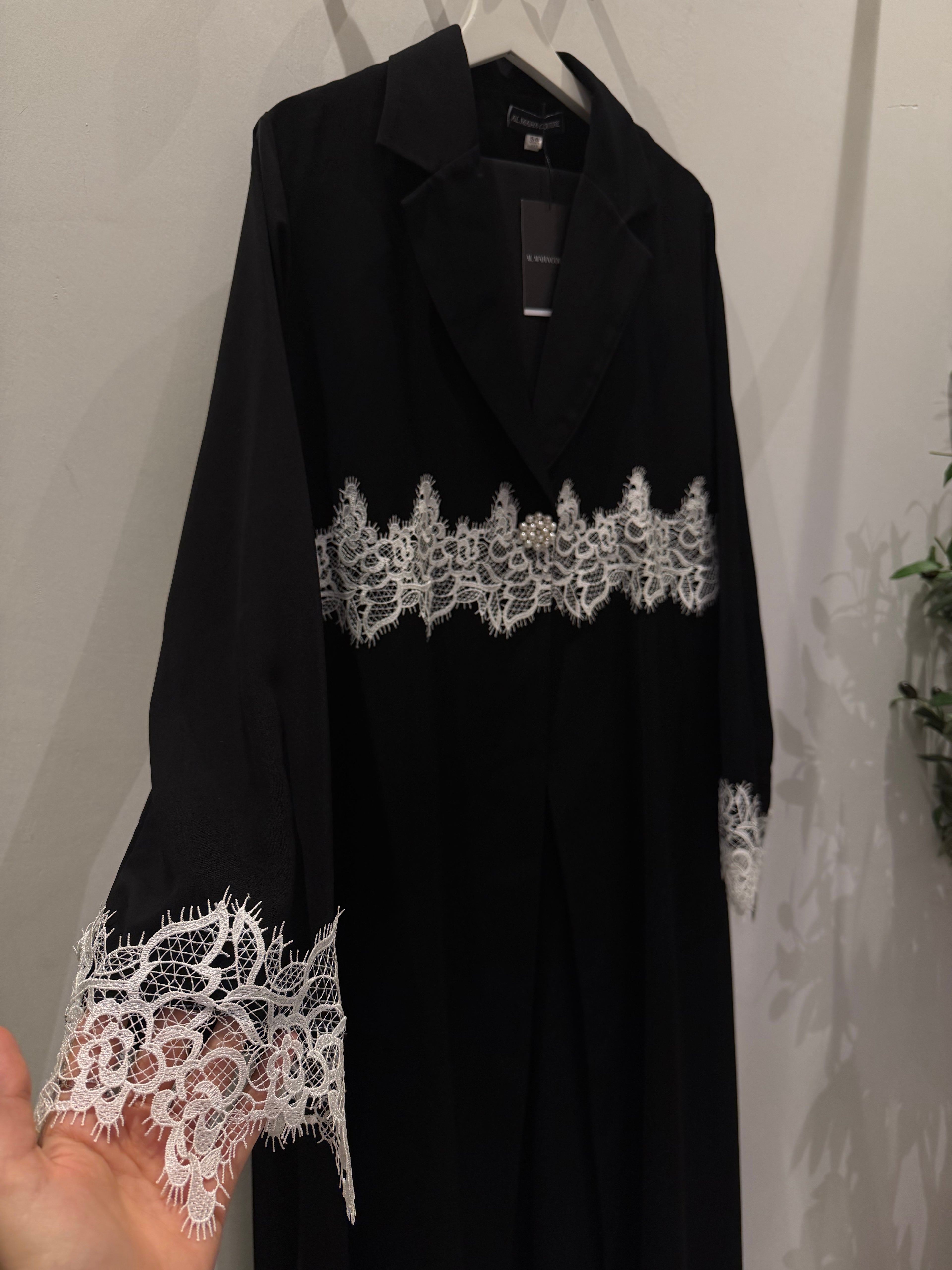 Abaya White lace