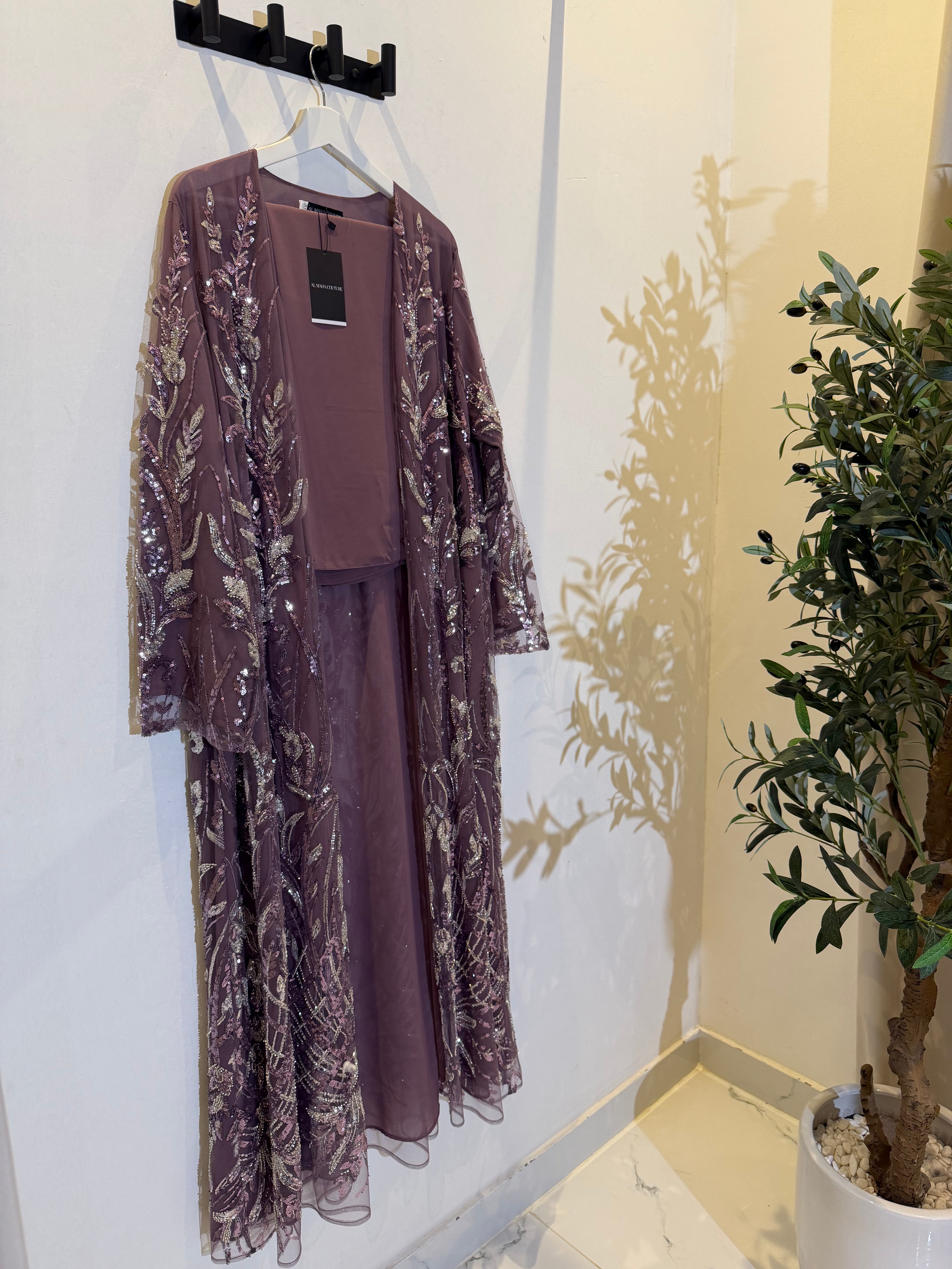 Aliyah | Pearl & Strass 3-Piece Abaya Set