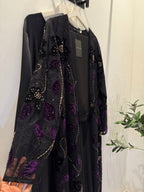 Lace & Velvet 3-Piece Set - Purple