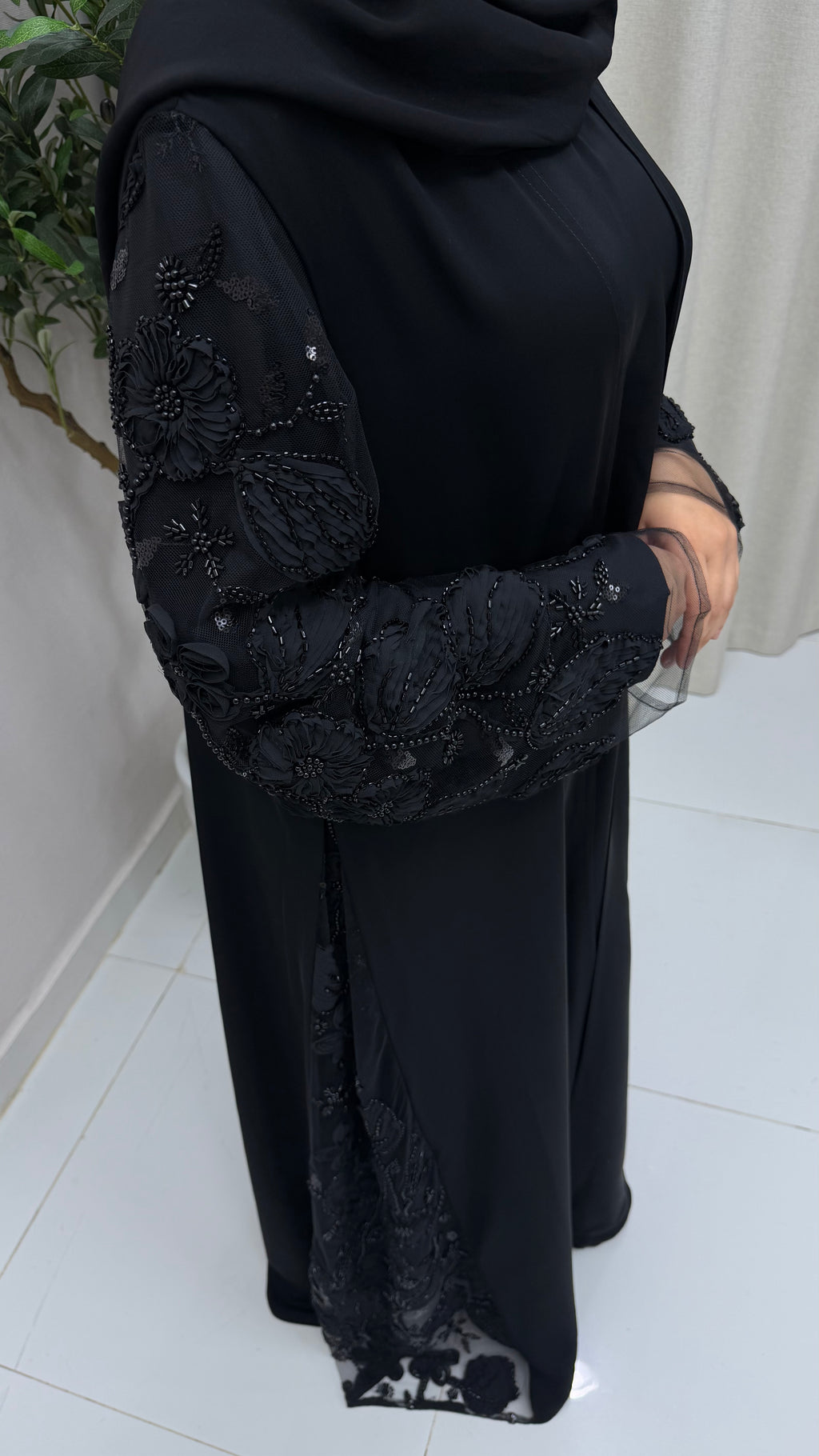 Samar Abaya Set - Black