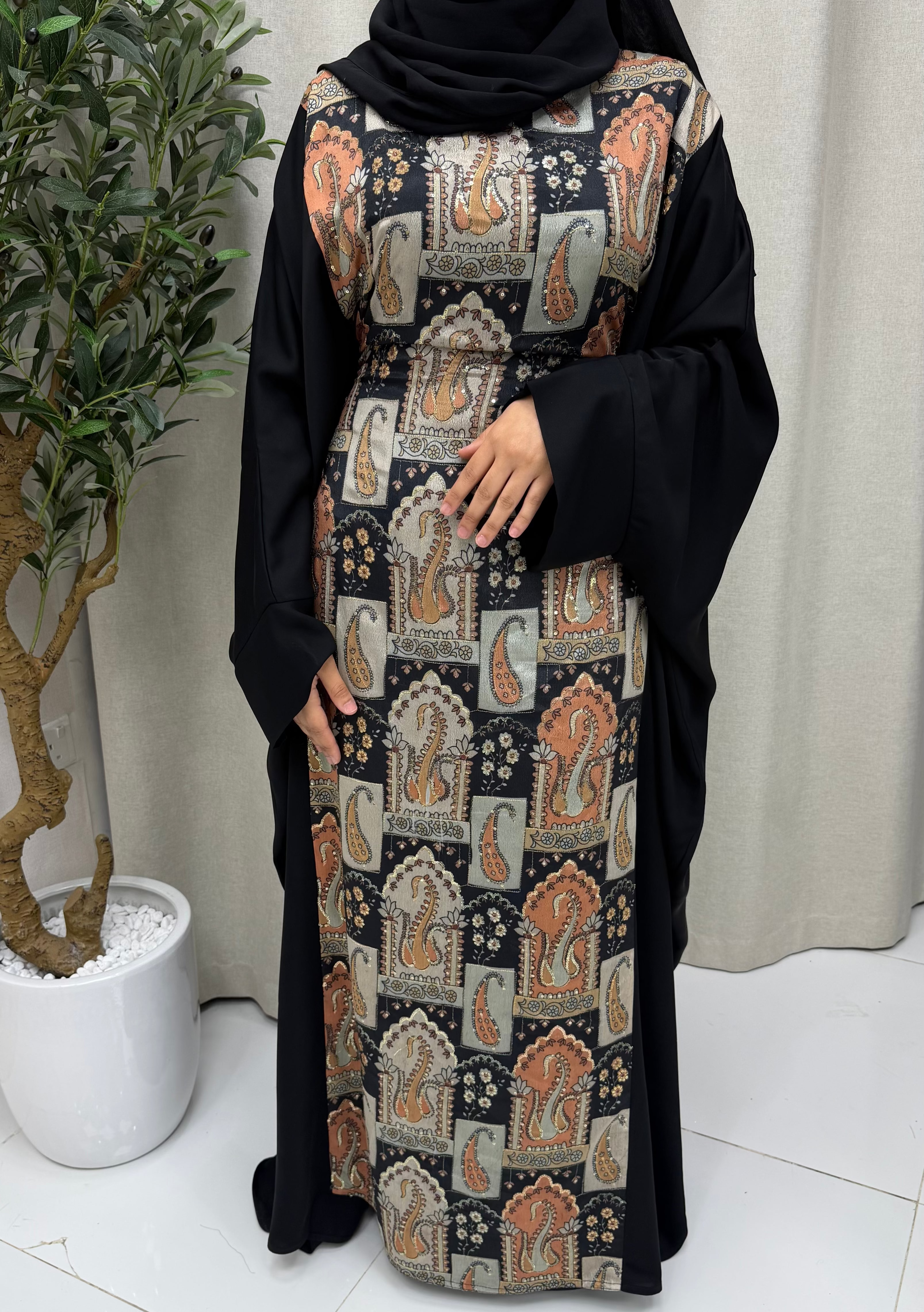 Qamar Elegant Dress - One Size