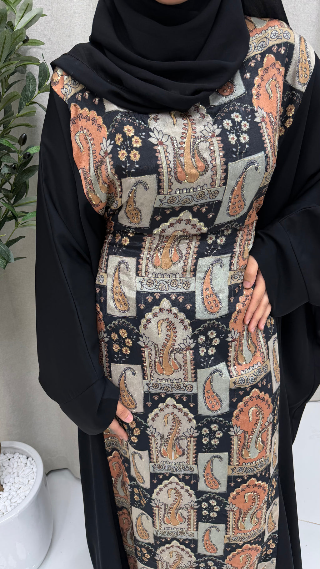 Qamar Elegant Dress - One Size