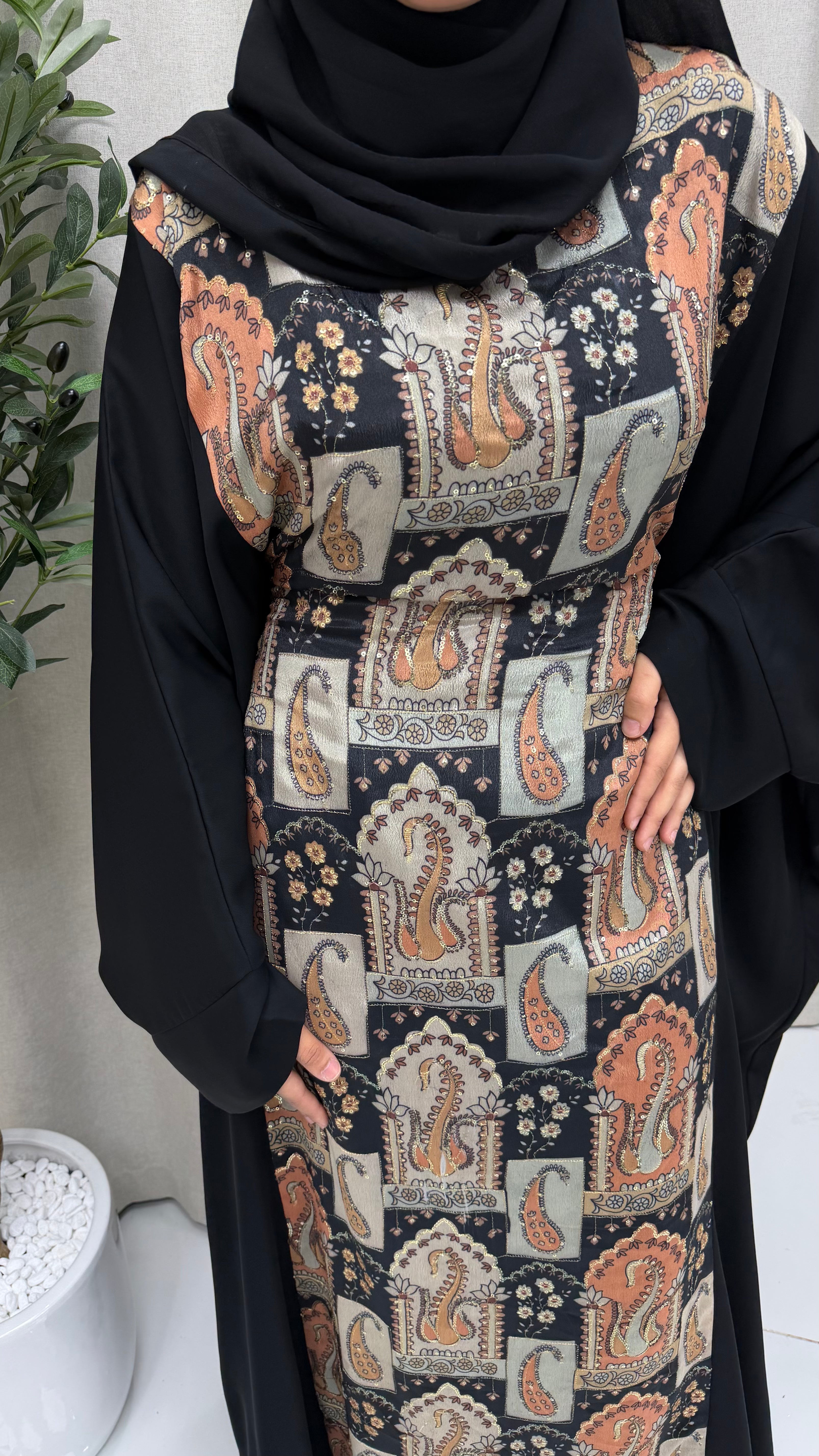 Qamar Elegant Dress - One Size