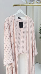 Jana Pink & Black Abaya