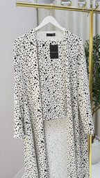 Dima Abaya White & Black